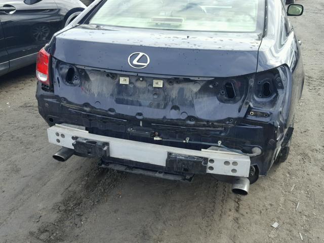 JTHCE96S670001853 - 2007 LEXUS GS 350 BLUE photo 9