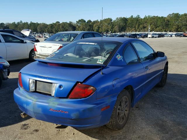 3G2JB12F95S153082 - 2005 PONTIAC SUNFIRE BLUE photo 4