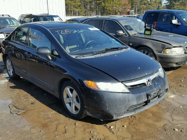 2HGFA16898H310425 - 2008 HONDA CIVIC EX BLACK photo 1