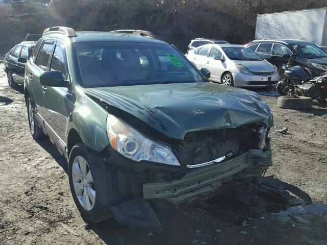 4S4BRBCC6B3340850 - 2011 SUBARU OUTBACK 2. GREEN photo 1