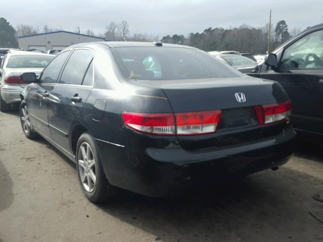 1HGCM66534A035656 - 2004 HONDA ACCORD EX BLACK photo 3