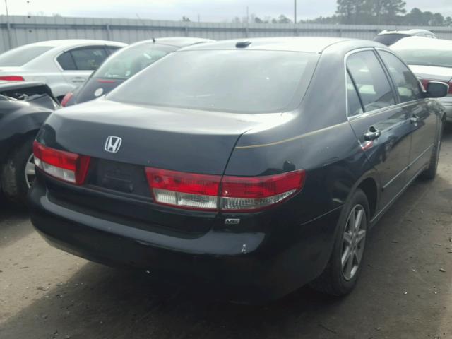 1HGCM66534A035656 - 2004 HONDA ACCORD EX BLACK photo 4