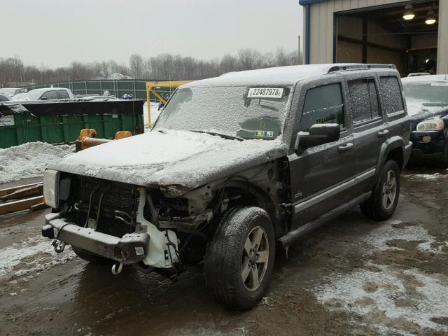 1J8HG48K36C273607 - 2006 JEEP COMMANDER ნაცრისფერი ფოტო 2