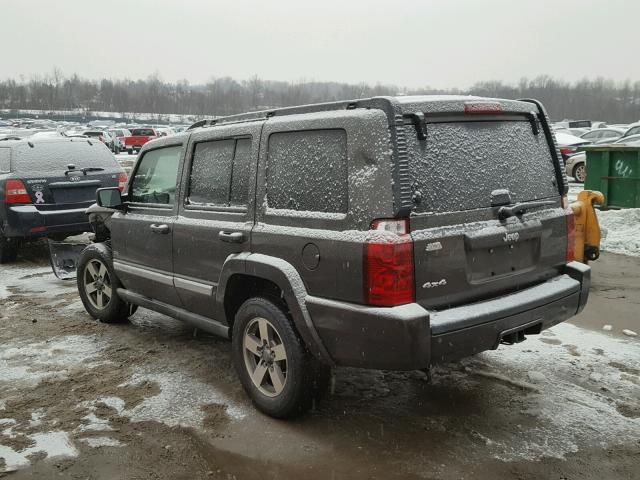 1J8HG48K36C273607 - 2006 JEEP COMMANDER GRAY photo 3