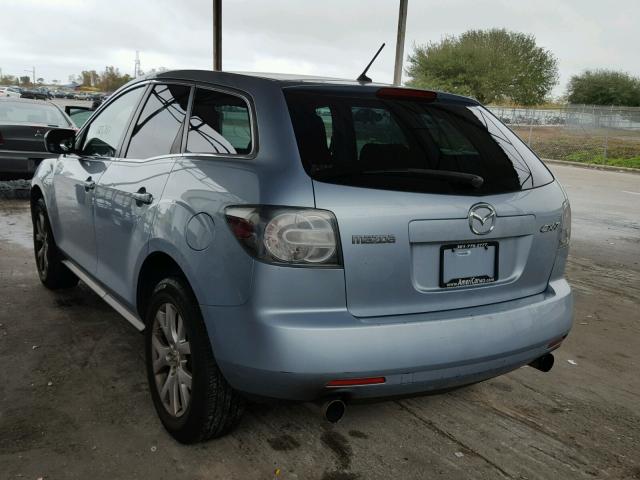 JM3ER293870113152 - 2007 MAZDA CX-7 BLUE photo 3