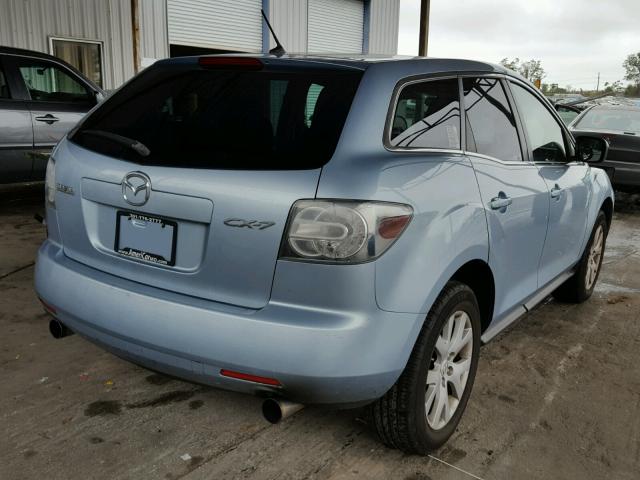 JM3ER293870113152 - 2007 MAZDA CX-7 BLUE photo 4