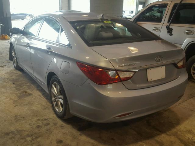 5NPEB4AC8BH044298 - 2011 HYUNDAI SONATA GLS BLUE photo 3