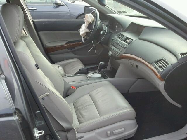 1HGCP2F87BA016907 - 2011 HONDA ACCORD EXL GRAY photo 5