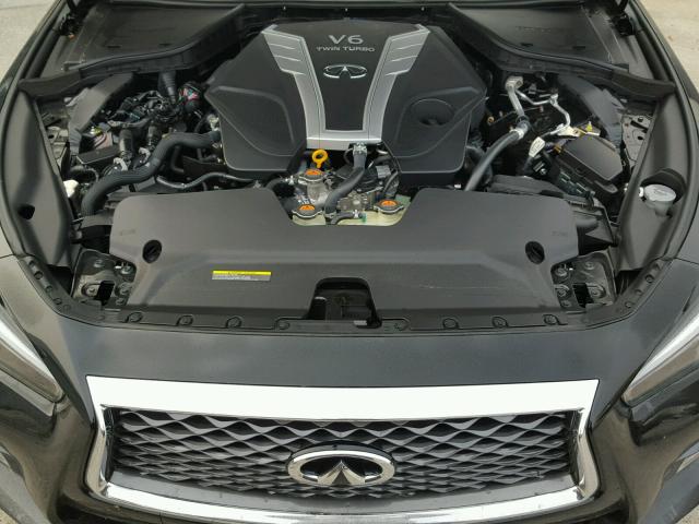 JN1EV7AP0JM353881 - 2018 INFINITI Q50 LUXE BLACK photo 7