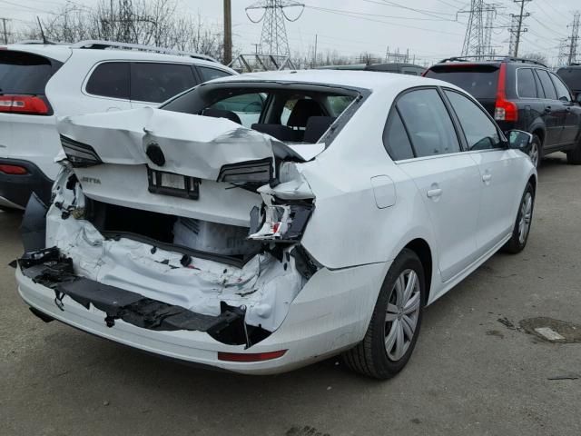 3VW2B7AJ6HM216458 - 2017 VOLKSWAGEN JETTA S WHITE photo 4