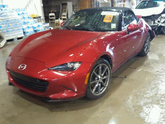 JM1NDAD79G0117822 - 2016 MAZDA MX-5 MIATA RED photo 2