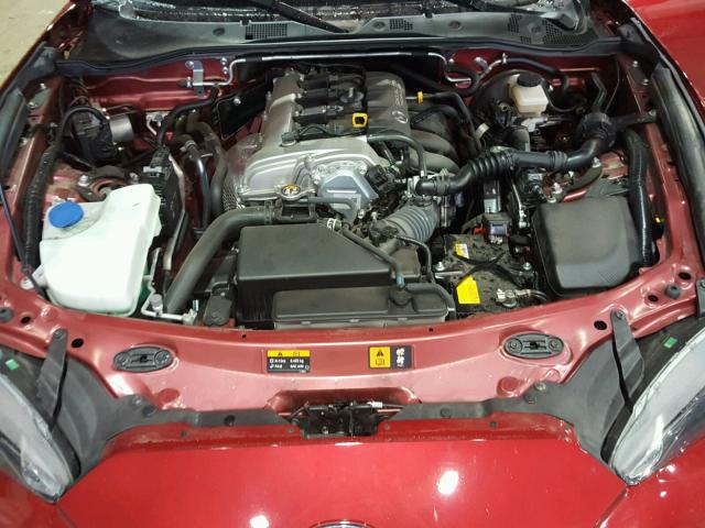 JM1NDAD79G0117822 - 2016 MAZDA MX-5 MIATA RED photo 7