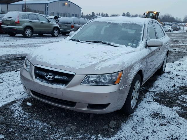 5NPET46C76H058432 - 2006 HYUNDAI SONATA GL BEIGE photo 2