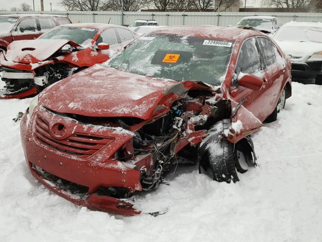 4T1BE46K47U031485 - 2007 TOYOTA CAMRY NEW RED photo 2