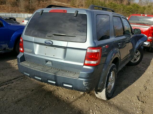 1FMCU9D70CKA77713 - 2012 FORD ESCAPE XLT BLUE photo 4