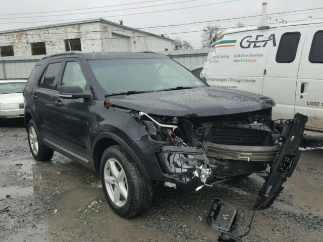 1FM5K8DH9HGB68183 - 2017 FORD EXPLORER X BLACK photo 1