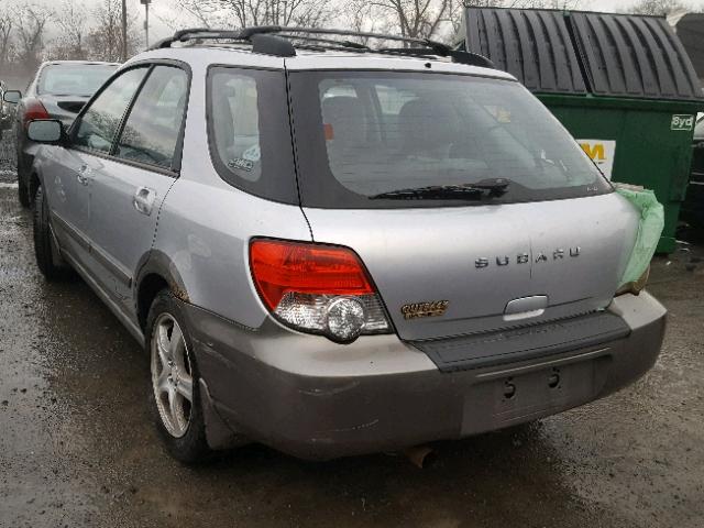 JF1GG68524H821157 - 2004 SUBARU IMPREZA OU SILVER photo 3