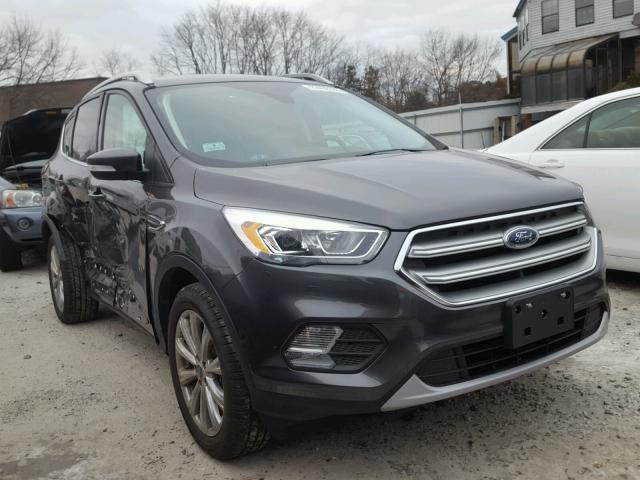 1FMCU9JD0HUE41599 - 2017 FORD ESCAPE TIT GRAY photo 1