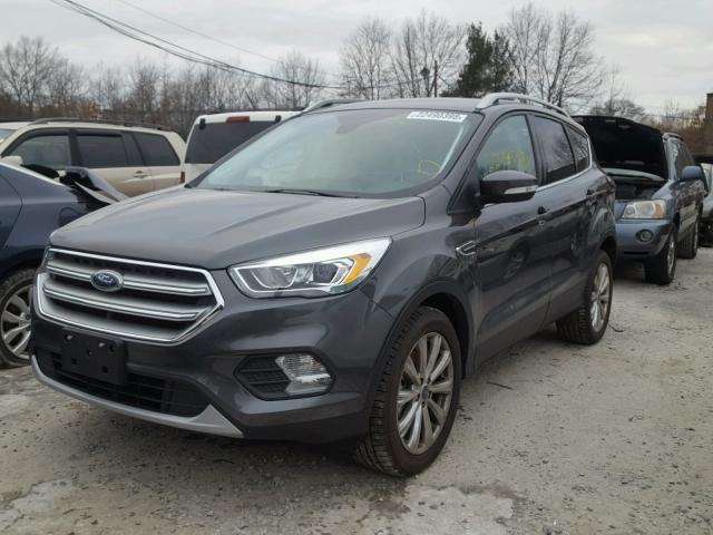 1FMCU9JD0HUE41599 - 2017 FORD ESCAPE TIT GRAY photo 2