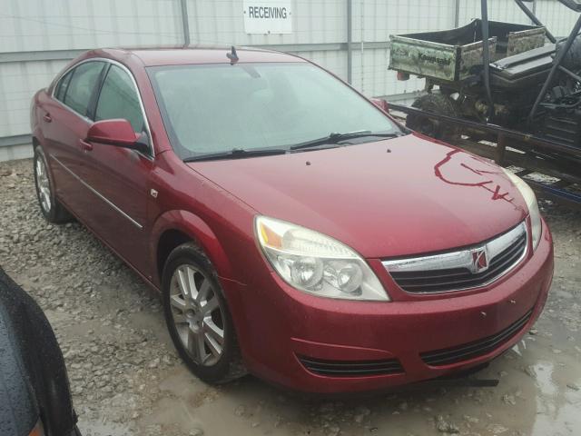 1G8ZS57N38F265613 - 2008 SATURN AURA XE RED photo 1