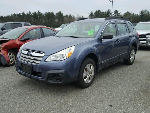 4S4BRBAC8D1274528 - 2013 SUBARU OUTBACK 2. BLUE photo 2