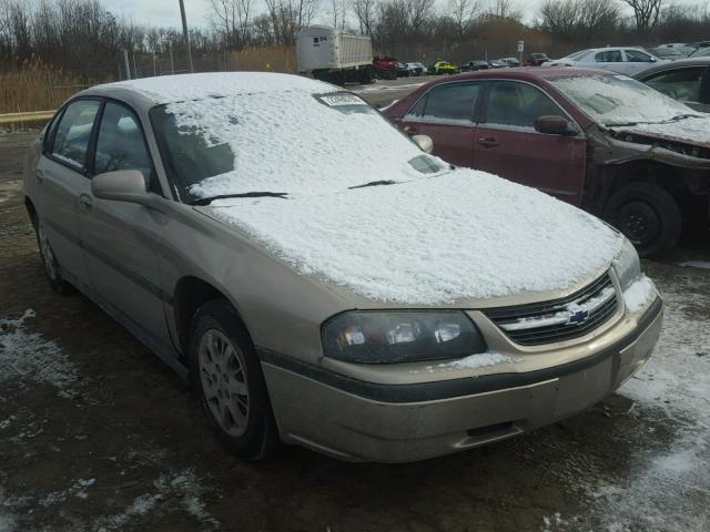 2G1WF52E319322436 - 2001 CHEVROLET IMPALA TAN photo 1