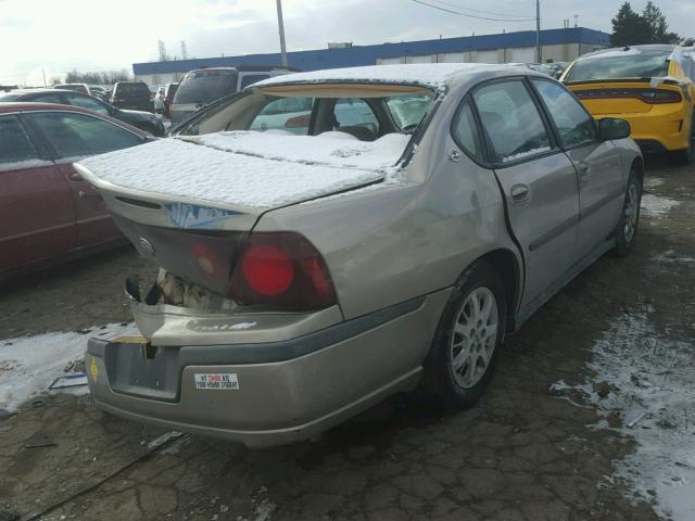 2G1WF52E319322436 - 2001 CHEVROLET IMPALA 棕色 照片 4