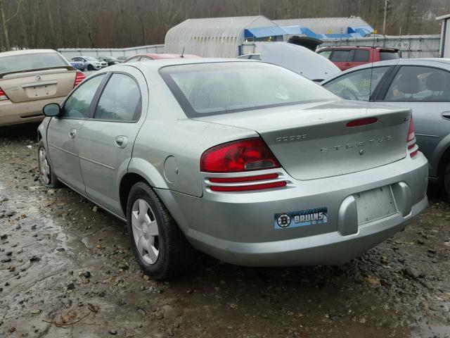 1B3AL46T26N144750 - 2006 DODGE STRATUS SX SILVER photo 3