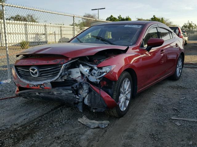 JM1GJ1U60E1128594 - 2014 MAZDA 6 SPORT RED photo 2