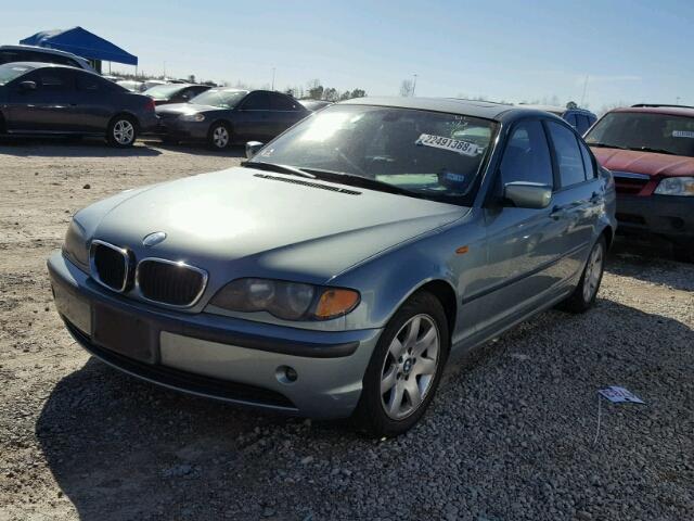 WBAEV33464KL62882 - 2004 BMW 325 I TEAL photo 2