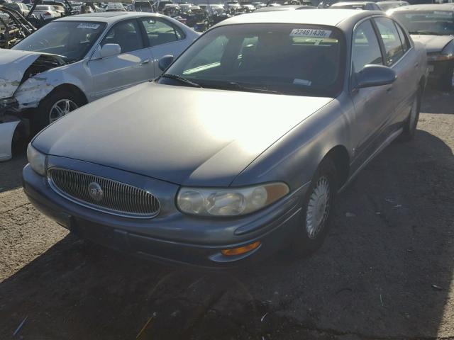 1G4HP54K0YU258347 - 2000 BUICK LESABRE CU GRAY photo 2