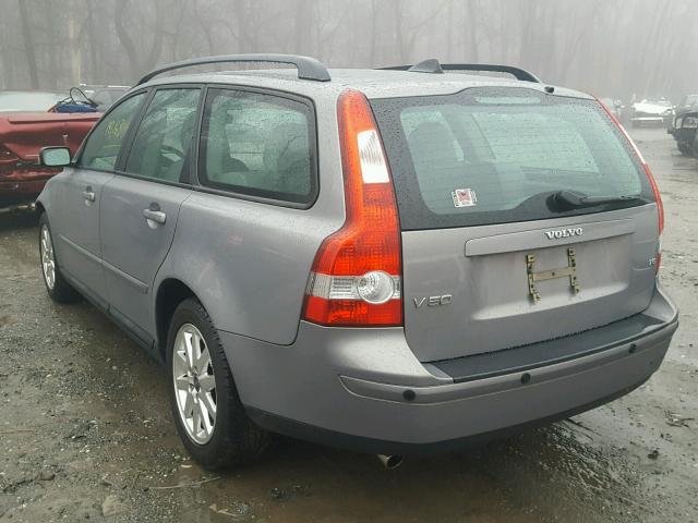 YV1MW682662154003 - 2006 VOLVO V50 T5 GRAY photo 3