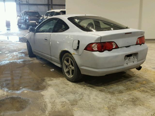 JH4DC548X3C009781 - 2003 ACURA RSX GRAY photo 3