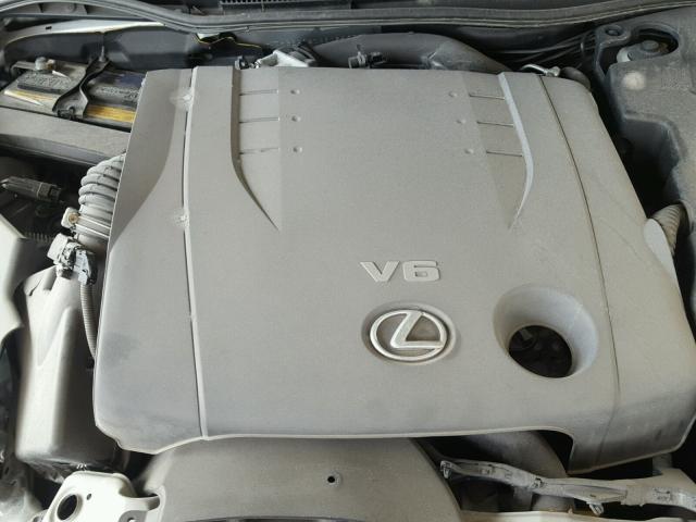 JTHBF5C20B5155637 - 2011 LEXUS IS 250 SILVER photo 7