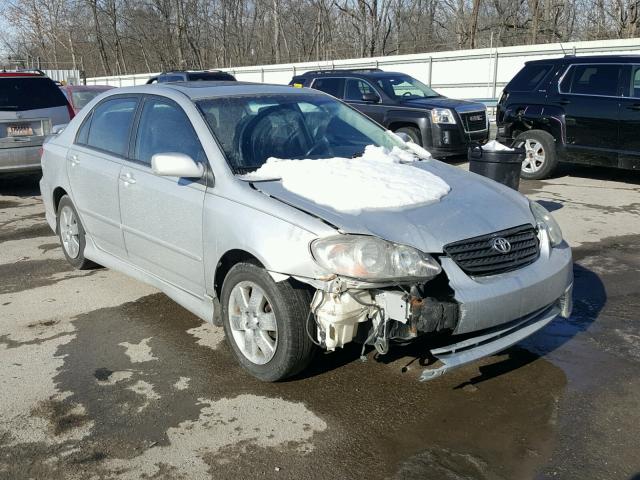 2T1BY30E06C550537 - 2006 TOYOTA COROLLA XR SILVER photo 1