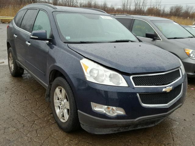 1GNKRGED2BJ413156 - 2011 CHEVROLET TRAVERSE L BLUE photo 1