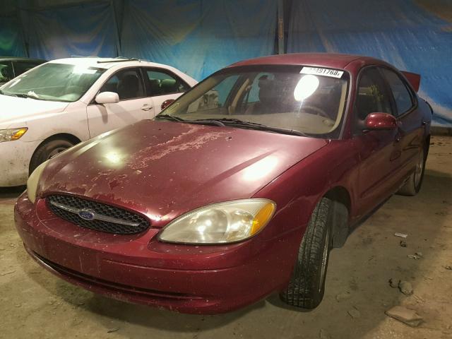 1FAHP53U73G125511 - 2003 FORD TAURUS SE RED photo 2