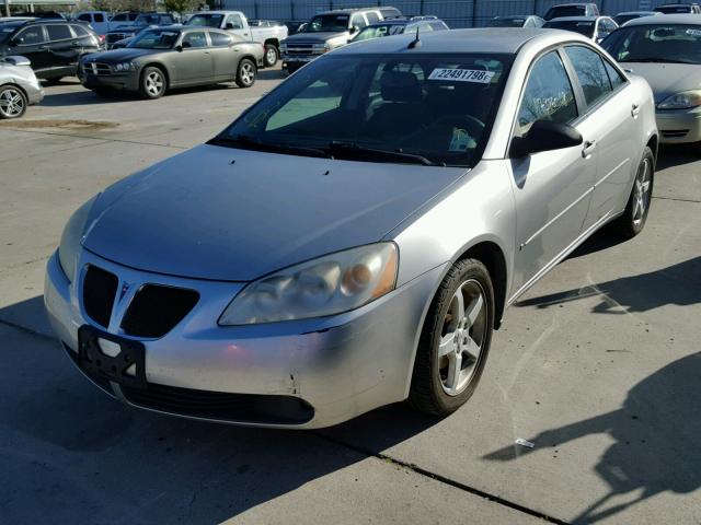 1G2ZG57N584253180 - 2008 PONTIAC G6 BASE SILVER photo 2