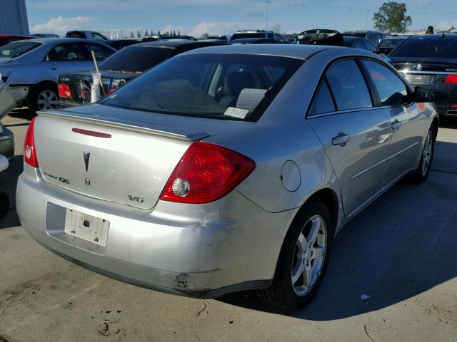 1G2ZG57N584253180 - 2008 PONTIAC G6 BASE SILVER photo 4