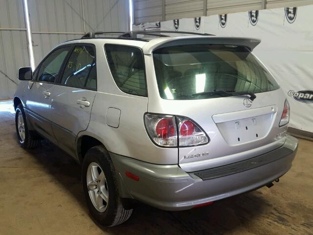 JTJHF10U310177554 - 2001 LEXUS RX 300 SILVER photo 3