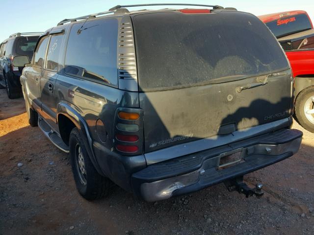 1GNEC16T31J234415 - 2001 CHEVROLET SUBURBAN C GRAY photo 3