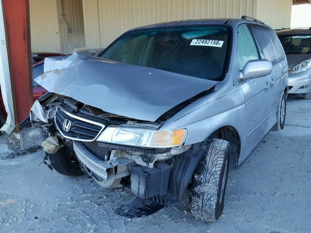 5FNRL18693B057414 - 2003 HONDA ODYSSEY EX SILVER photo 2