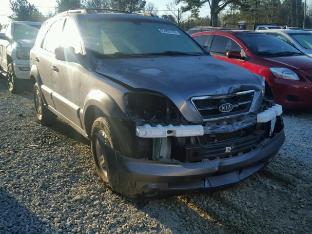 KNDJC733345224785 - 2004 KIA SORENTO EX BLUE photo 1