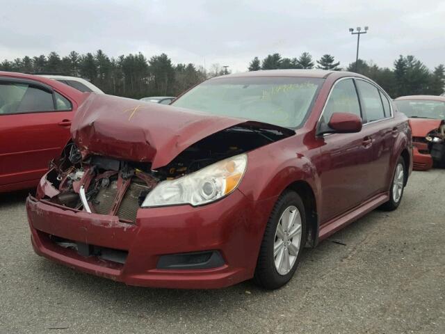 4S3BMBC69A3235411 - 2010 SUBARU LEGACY 2.5 MAROON photo 2