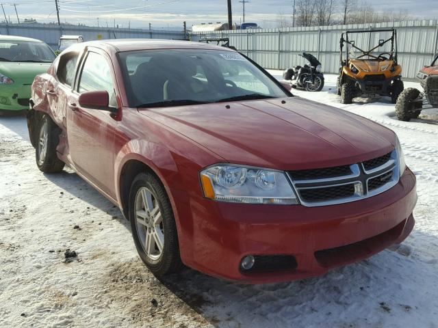 1C3CDZCB7DN625141 - 2013 DODGE AVENGER SX RED photo 1