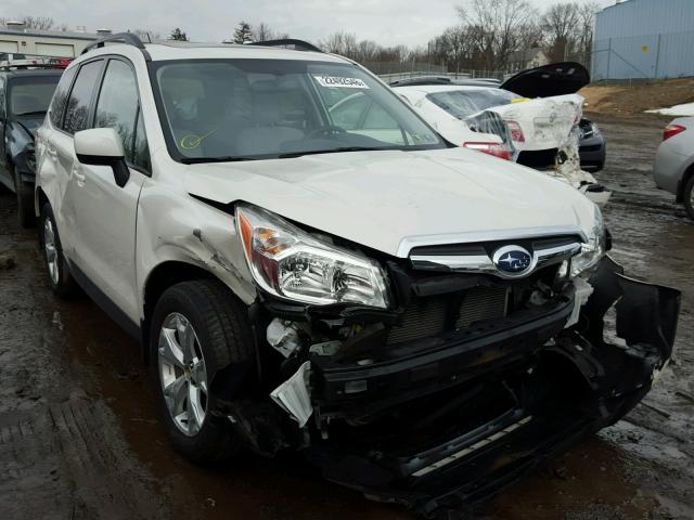 JF2SJADC7FH576678 - 2015 SUBARU FORESTER 2 WHITE photo 1