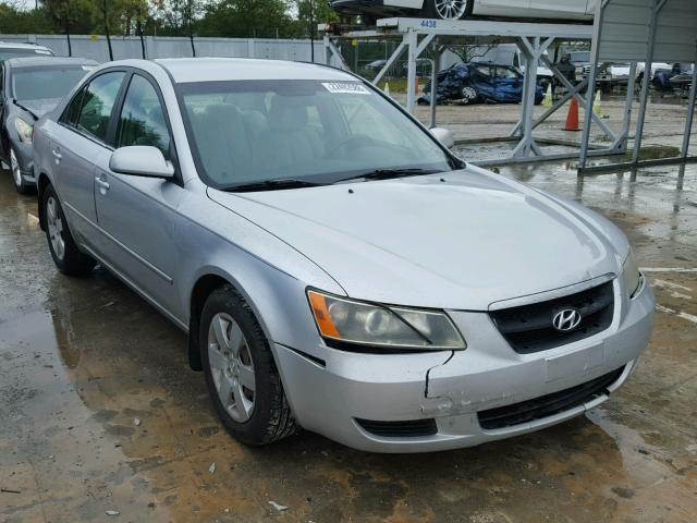 5NPET46F38H309136 - 2008 HYUNDAI SONATA GLS SILVER photo 1