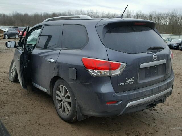 5N1AR2MN6EC724885 - 2014 NISSAN PATHFINDER GRAY photo 3