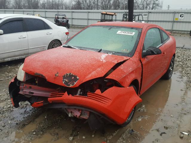 1G1AK15FX77179014 - 2007 CHEVROLET COBALT LS RED photo 2