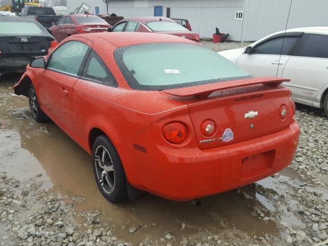 1G1AK15FX77179014 - 2007 CHEVROLET COBALT LS RED photo 3